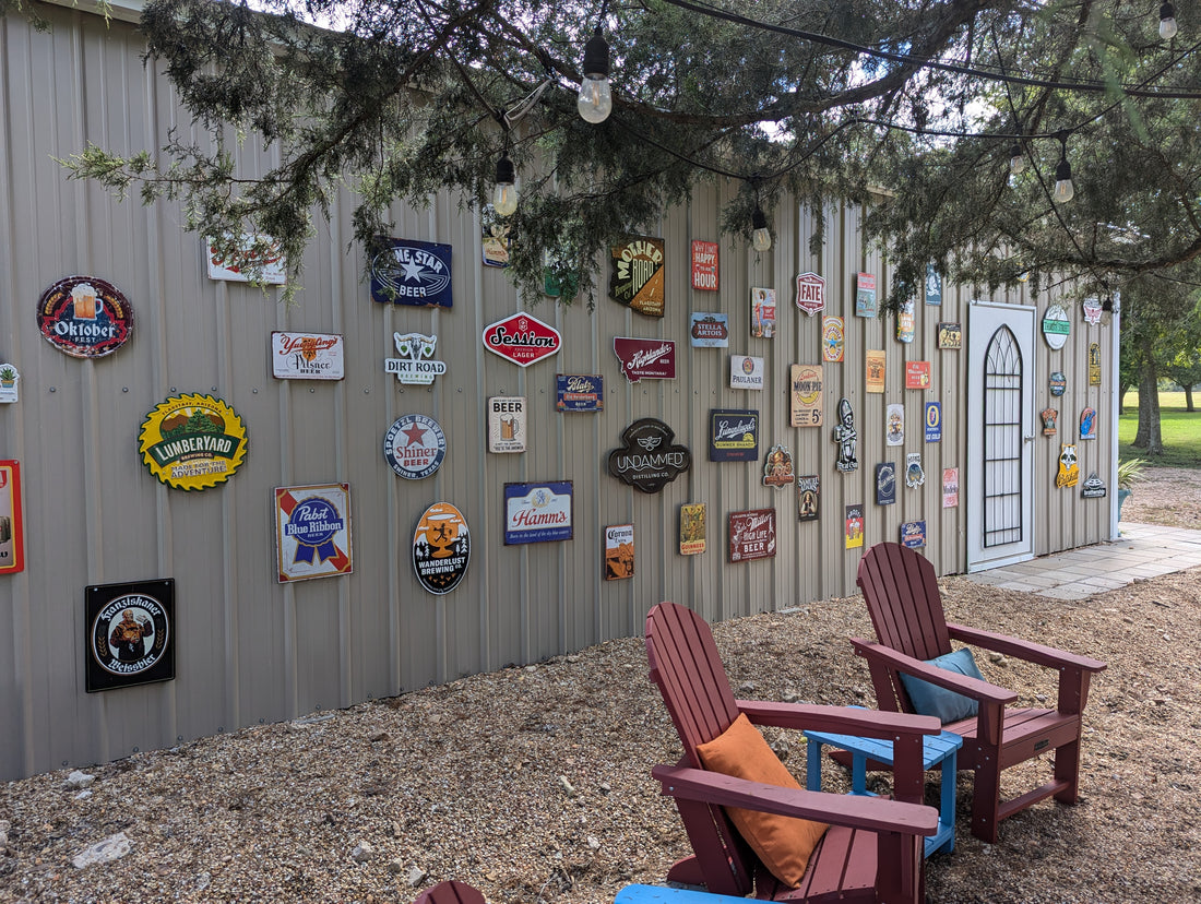 Troy's Texas Tin Tacker Paradise: Where Beer Signs & Good Times Collide