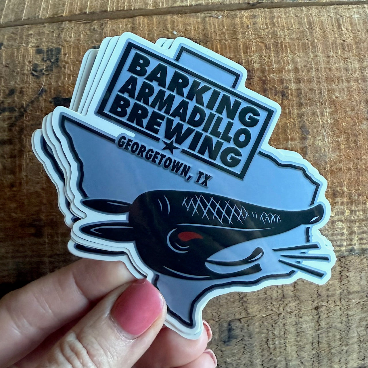 Barking Armadillo Brewing Co Brewery Sticker