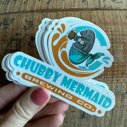 Chubby Mermaid Brewing Co Brewery Sticker