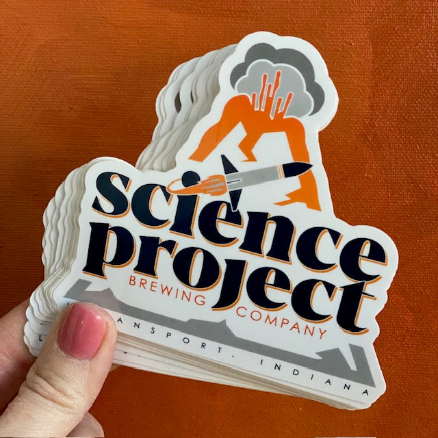 Science Project Brewing Co Brewery Sticker