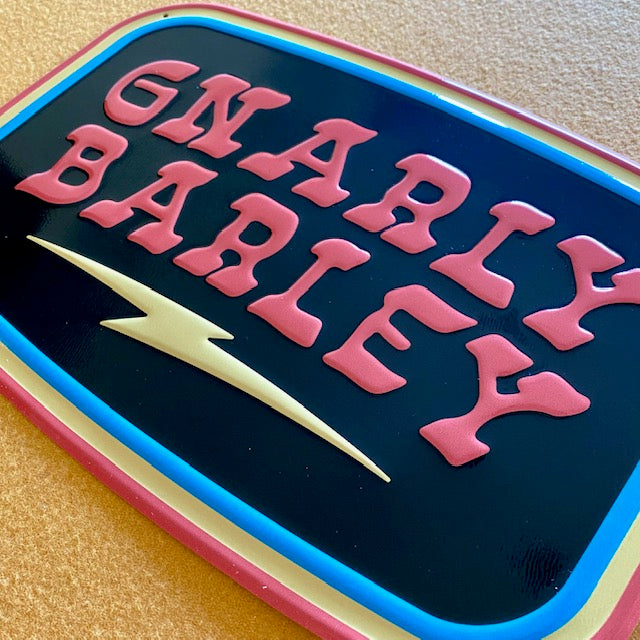 Gnarly Barley Brewing Co Tin Tacker Metal Beer Sign