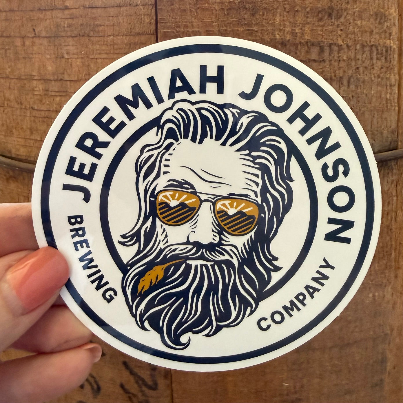 Jeremiah Johnson Brewing Co Collectible Beer Sticker
