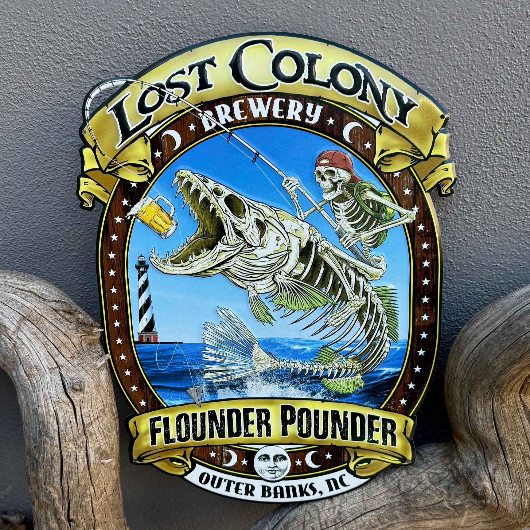 pete tuner ピートターナー　パズル　グリーンフィールド　1000ピース Lost Colony Brewery Flounder Pounder Collectible Tin Tacker Metal