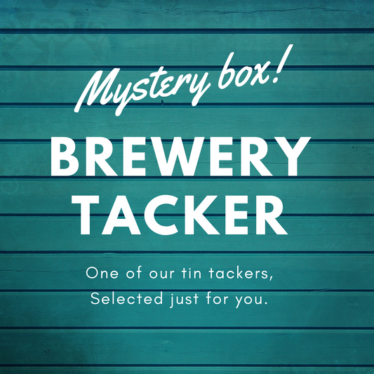 Brewery Tin Tacker Mystery Collectible Beer Sign
