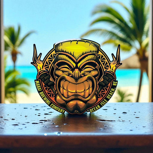 Makai Brewing Co Mini Tacker Collectible Beer Sign Tin Tacker