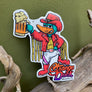 Set of 2 Georgia Craft Beer Signs Tin Tackers