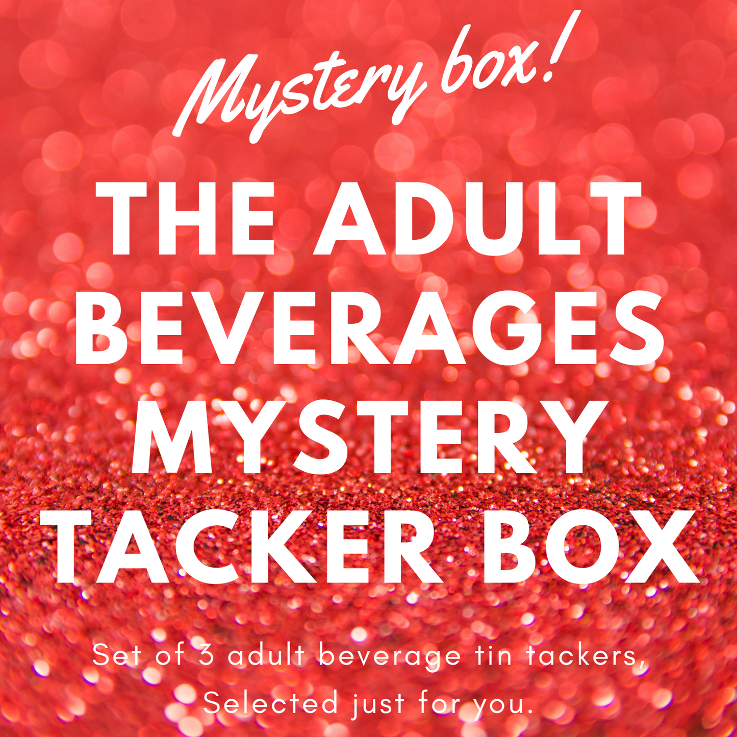 Adult Beverages Tin Tackers Mystery Box: Set of 3 Collectible Booze Signs