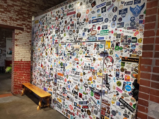 Getting crafty with brewery stickers