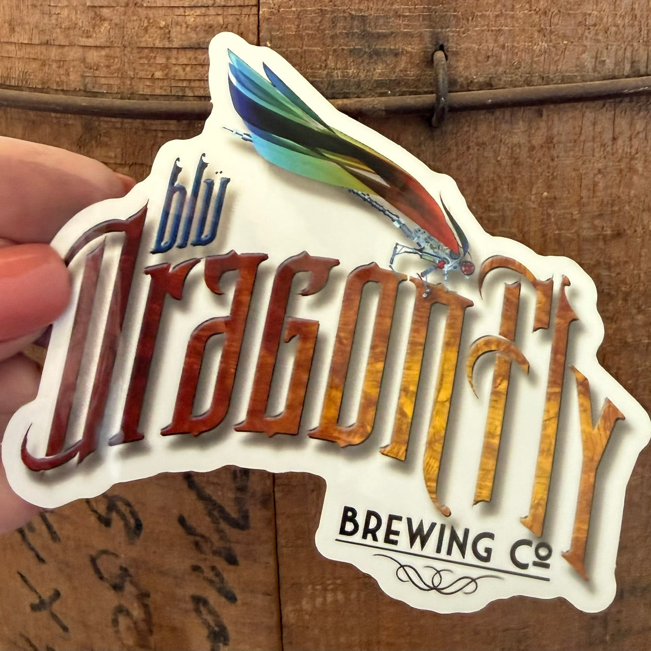 Blu Dragonfly Brewing Co Collectible Beer Sticker
