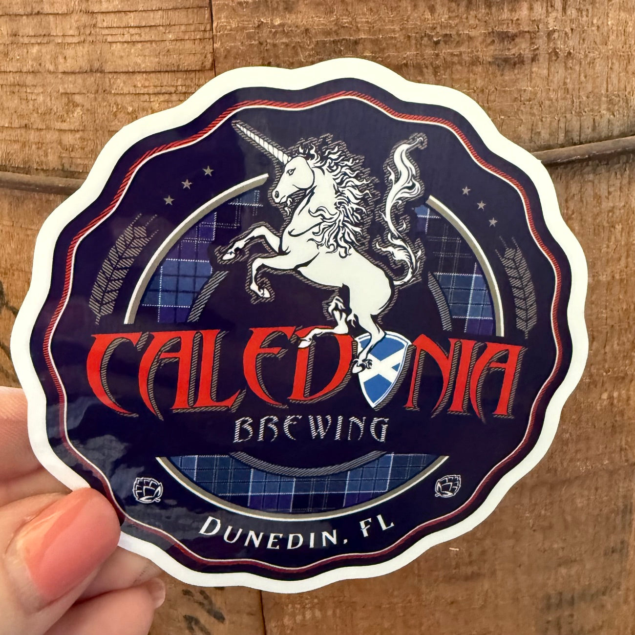 Caledonia Brewing Collectible Beer Sticker