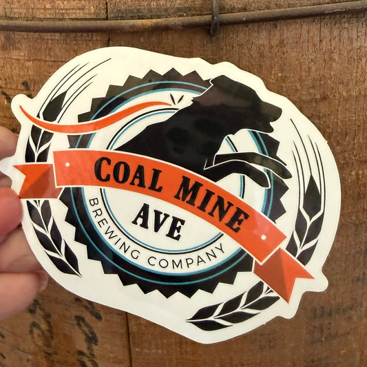 Coal Mine Ave Brewing Co Collectible Beer Sticker