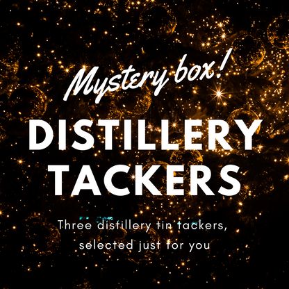Distillery Tin Tackers Mystery Box: Set of 3 Collectible Distillery Signs