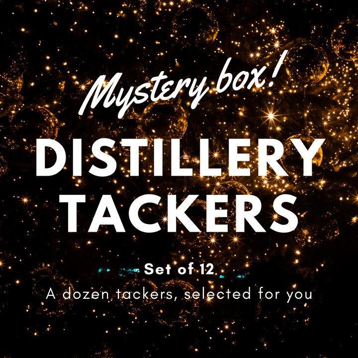 Mystery Box: Set of 12 Distillery Tin Tackers