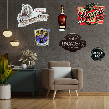 Distillery Tin Tackers Mystery Box: Set of 3 Collectible Distillery Signs