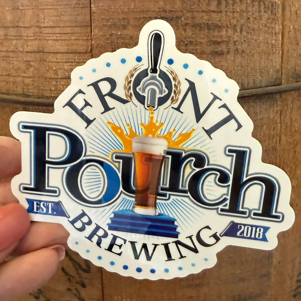 Front Pourch Brewing Co Collectible Beer Sticker