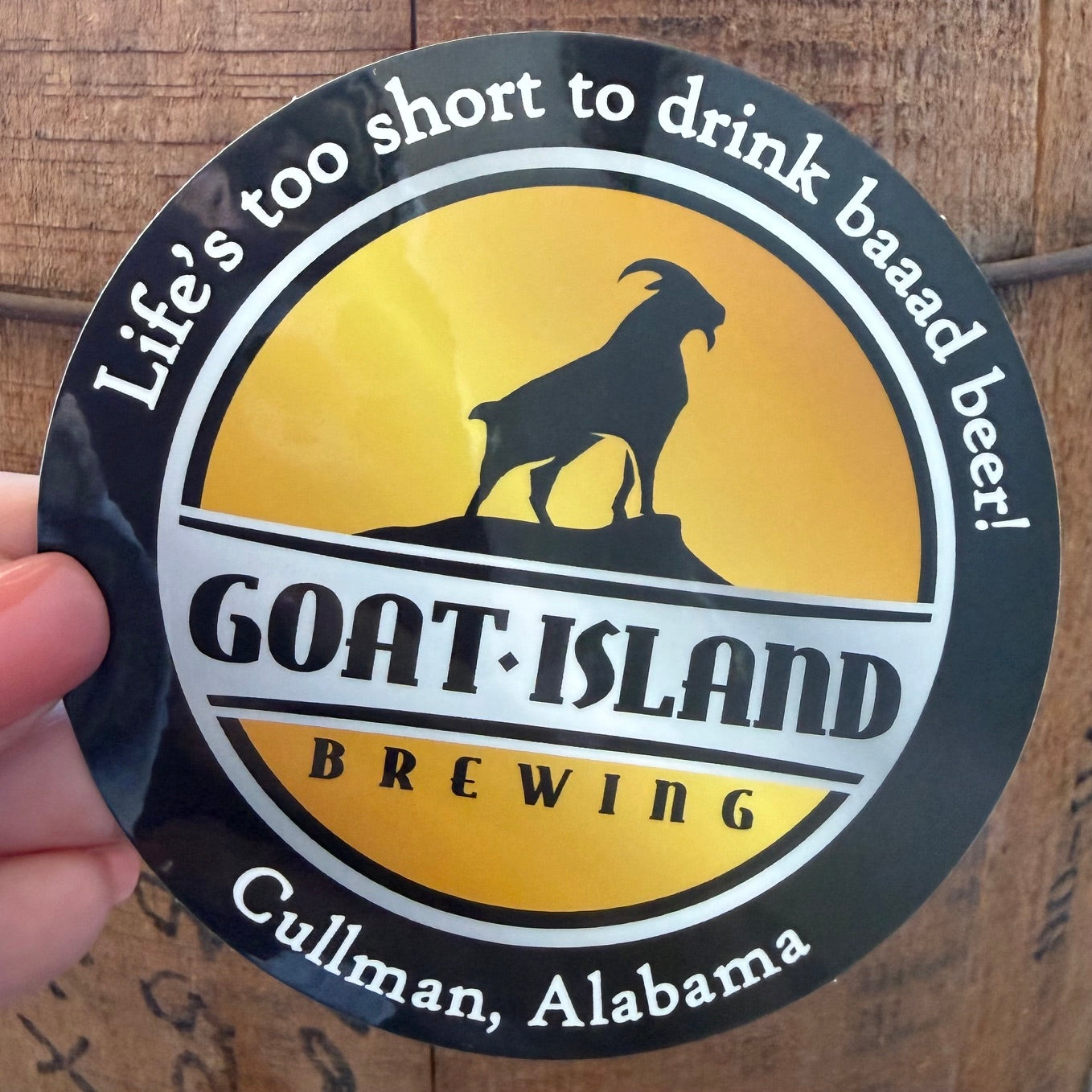 Goat Island Brewing Co Collectible Beer Sticker