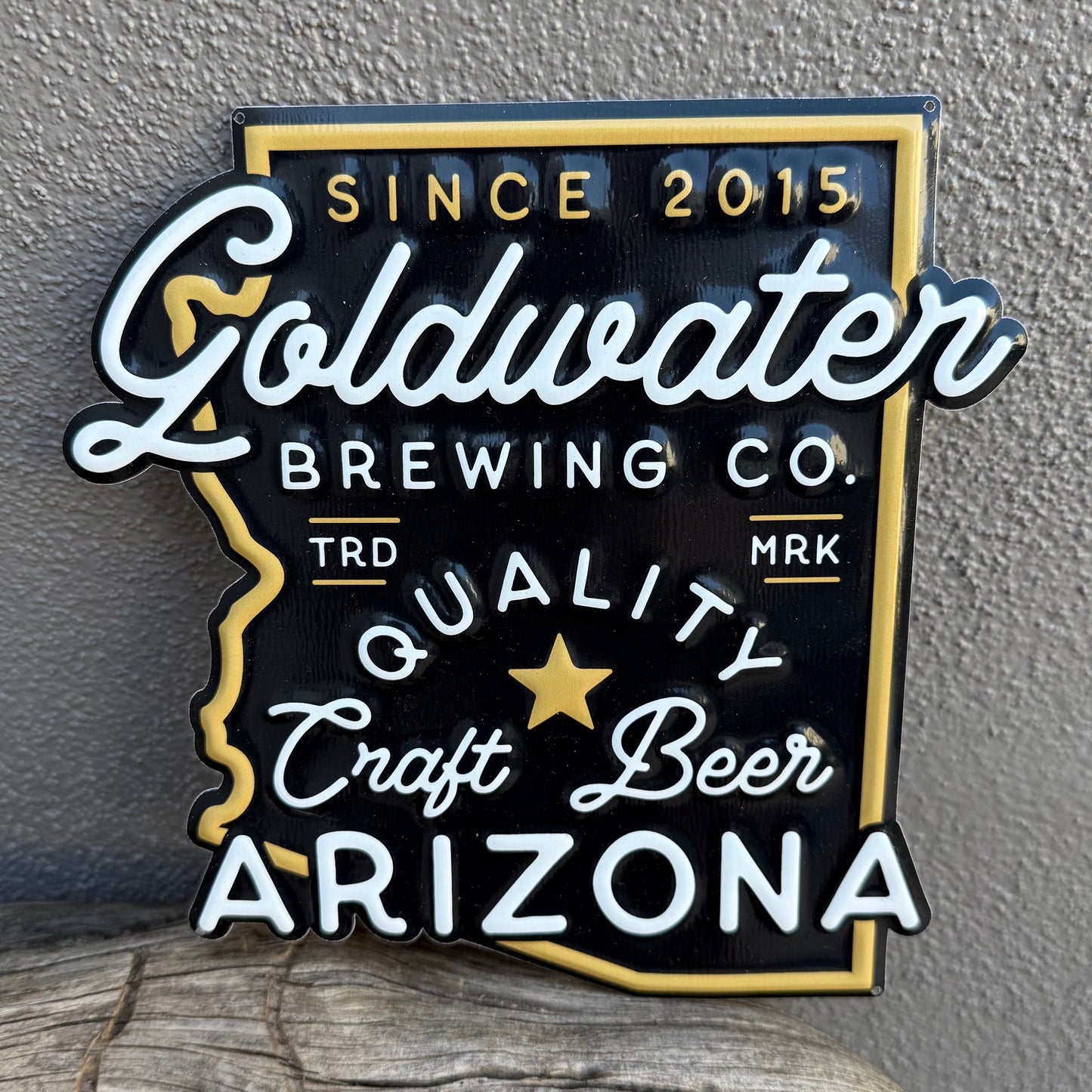 Goldwater Brewing Co Arizona Collectible Mini Tacker of the Month July 2025
