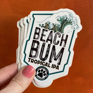 Uncle Bears Brewery "Beach Bum" Brewery Sticker