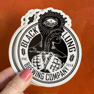 Black Lung Brewing Co Brewery Sticker