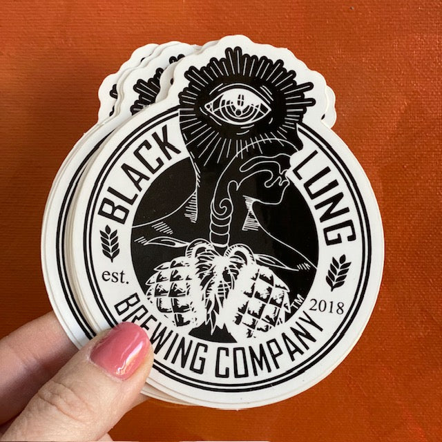 Black Lung Brewing Co Brewery Sticker