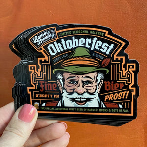 Lansing Brewing Co Oktoberfest Brewery Sticker