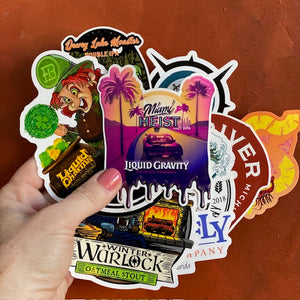 Best Selling Brewery Sticker Pack - Pack of 12