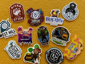 Best Selling Brewery Sticker Pack - Pack of 12