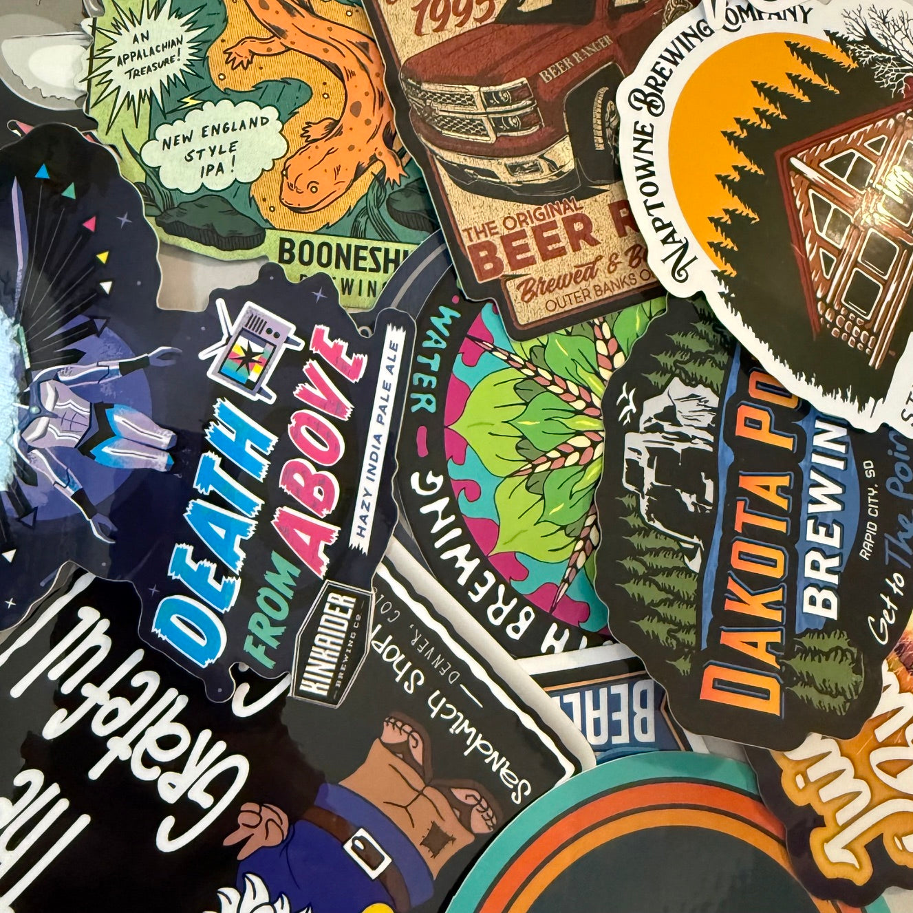 30 Mystery Brewery Sticker Pack + 2 Bonus Stickers