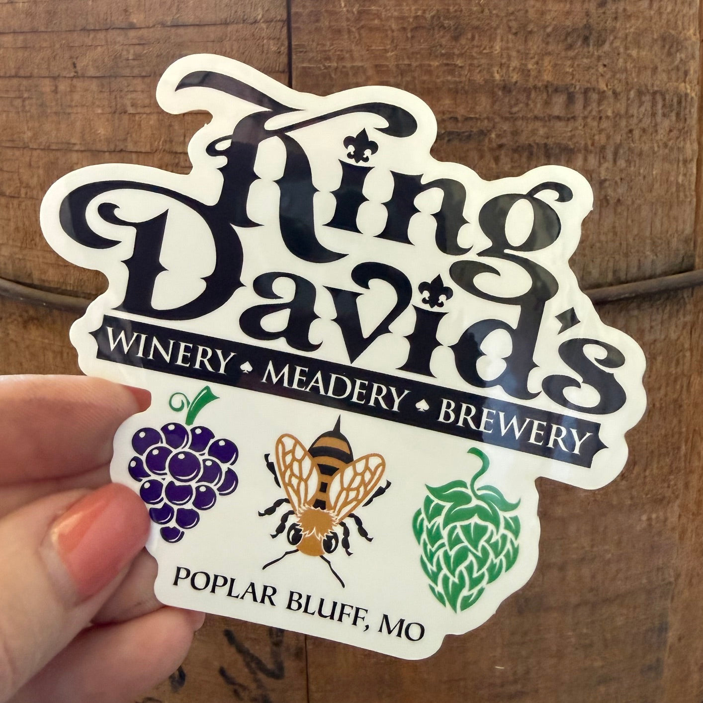 King David's Winery Meadery Brewery Collectible Beer Sticker