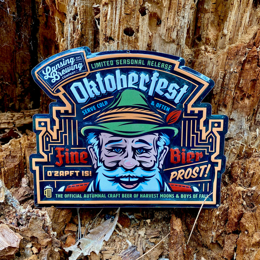Lansing Brewing Co "Oktoberfest" September 2023 Mini Tacker of the Month