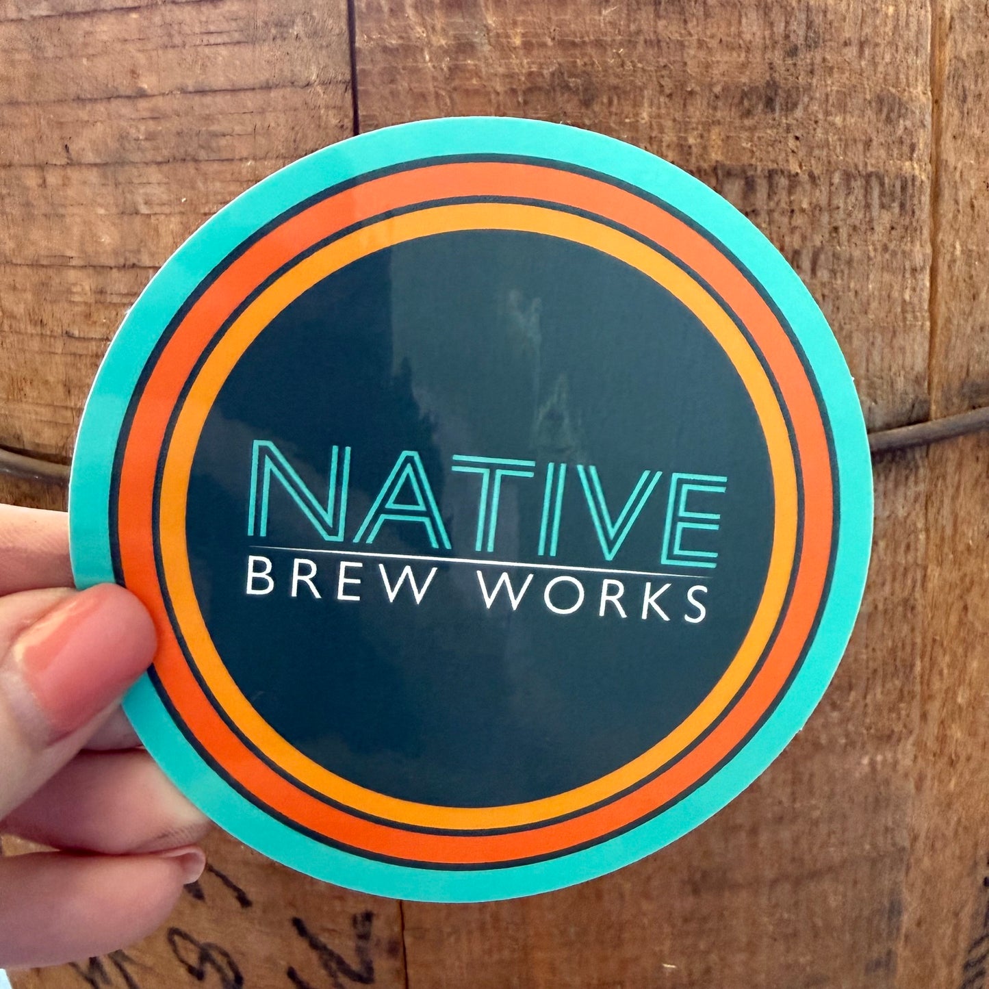 Native Brew Works Collectible Beer Sticker