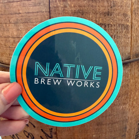 Native Brew Works Collectible Beer Sticker