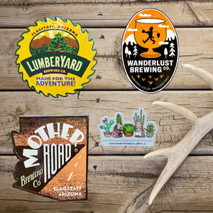 Set of 4 Arizona Craft Beer Signs Tin Tackers