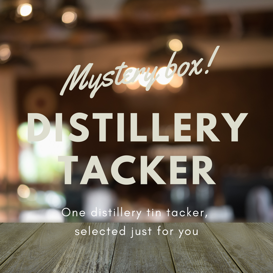 Distillery Mystery Collectible Tin Tacker
