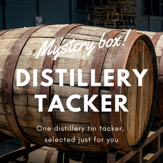 Distillery Mystery Collectible Tin Tacker