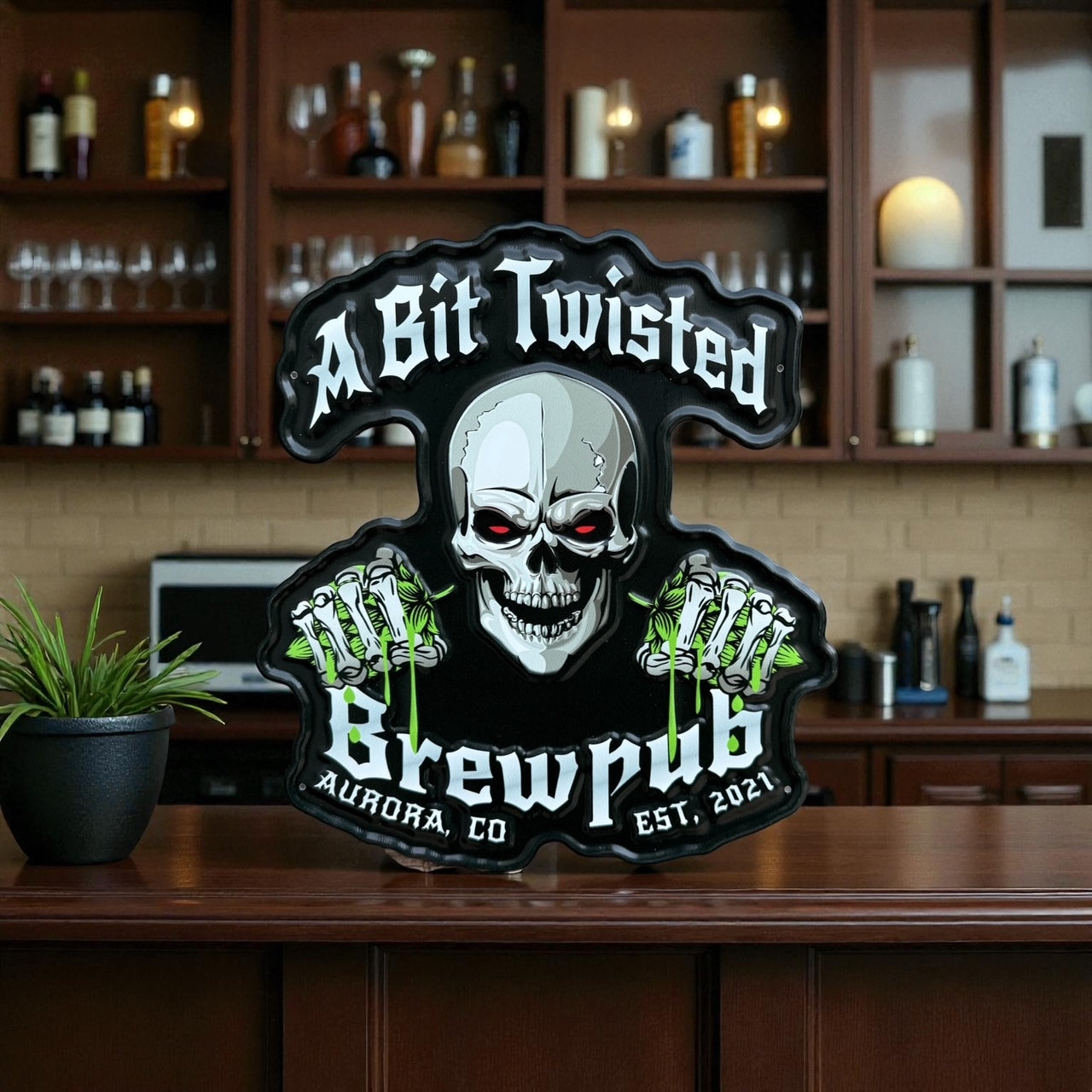 A Bit Twisted Brewpub Collectible Brewery Tacker of the Month October 2025