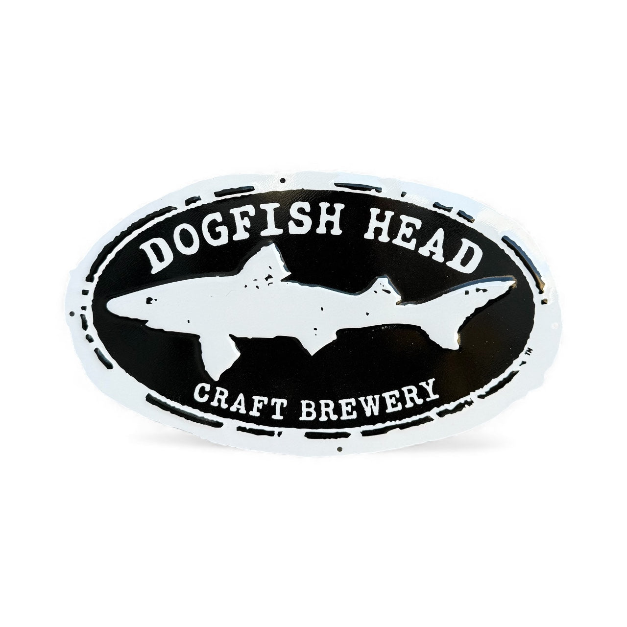 Dogfish Head Craft Brewery Collectible Tin Tacker Metal Beer Sign