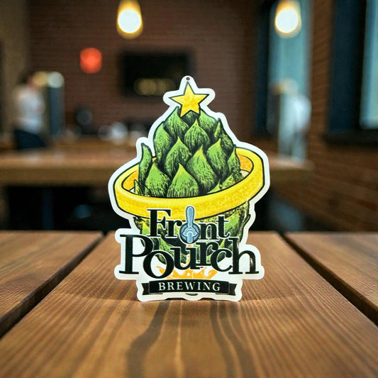 Front Pourch Brewing Co Collectible Holiday Ornament Tacker