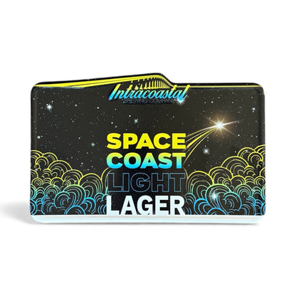 Intracoastal Brewing Co Space Coast Collectible Tin Tacker Metal Beer Sign