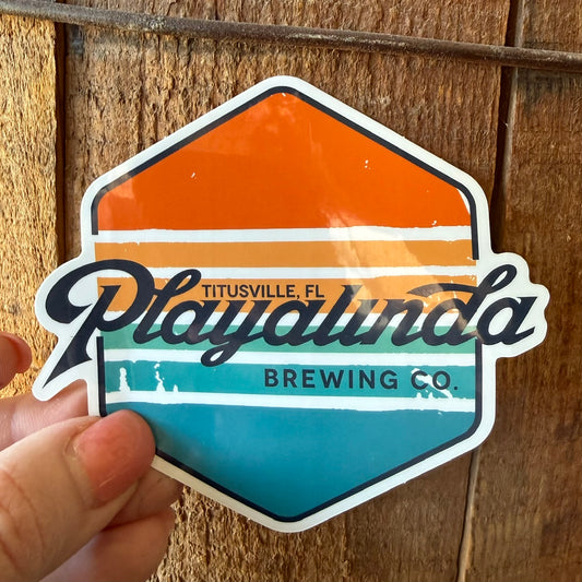 Playalinda Brewing Co Collectible Beer Sticker