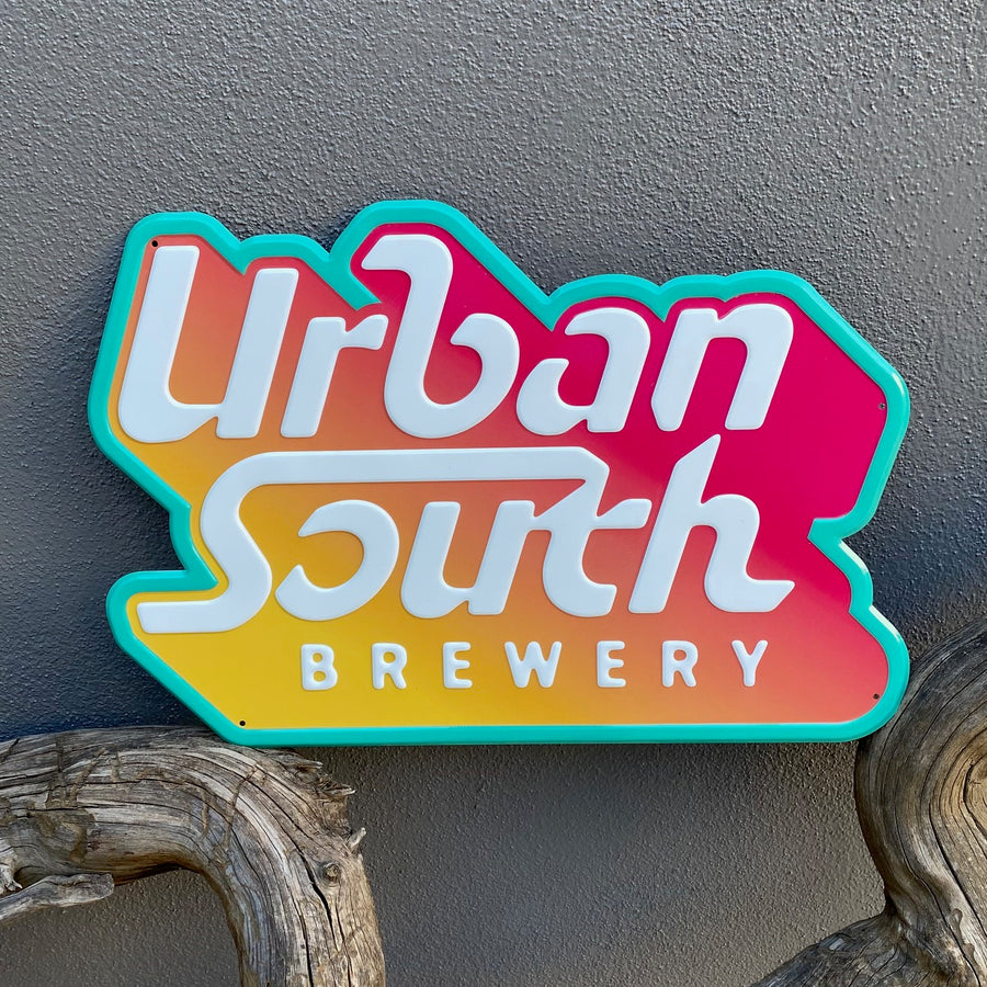 Set of 2 Louisiana Craft Beer Signs Tin Tackers
