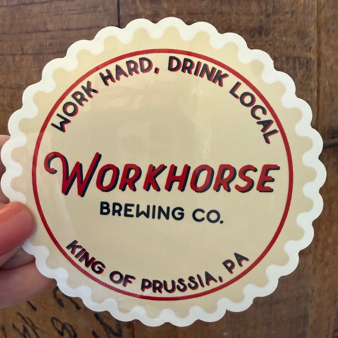 Workhorse Brewing Co Collectible Beer Sticker