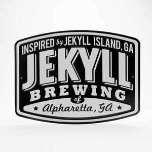 Jekyll Brewing Co Tin Tacker Metal Beer Sign