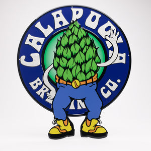 Calapooia Brewing Co Tin Tacker Metal Beer Sign