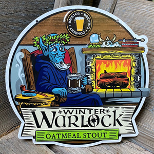 Bristol Brewing Co's "Winter Warlock" January 2023 Mini Tacker of the Month