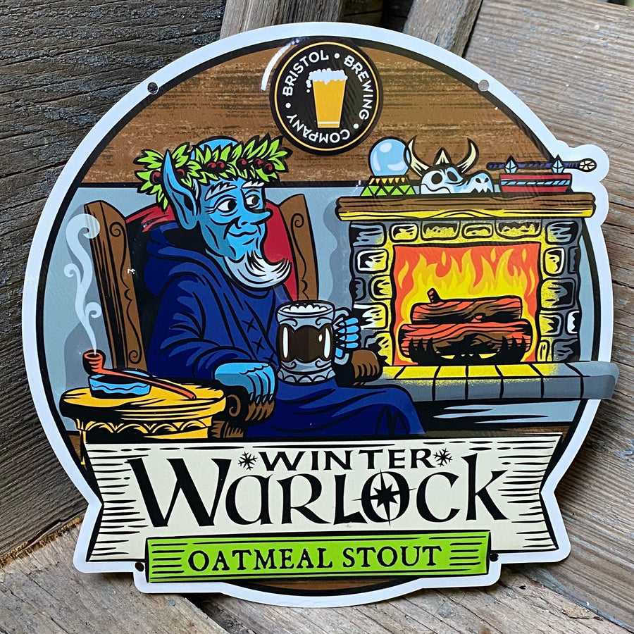 Bristol Brewing Co's "Winter Warlock" January 2023 Mini Tacker of the Month