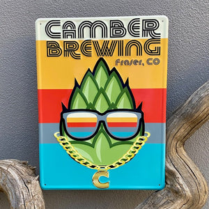 Camber Brewing Co Tin Tacker Metal Beer Sign