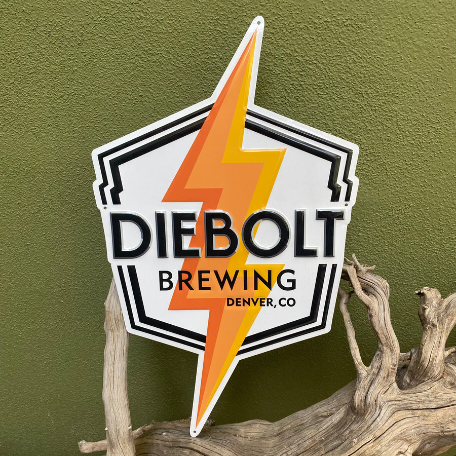 Diebolt Brewing Co Tin Tacker Metal Beer Sign
