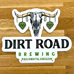 Dirt Road Brewing Co Tin Tacker Metal Beer Sign