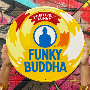 Funky Buddha Brewery Logo Tin Tacker Metal Beer Sign